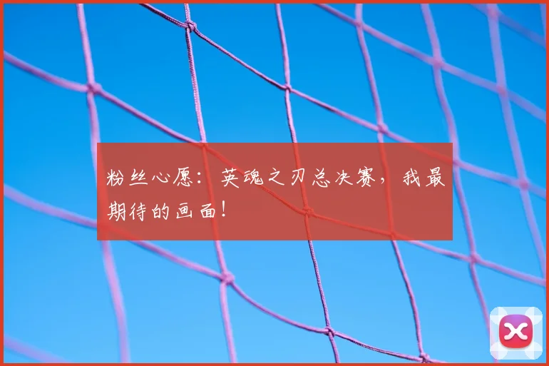 粉丝心愿：英魂之刃总决赛，我最期待的画面！